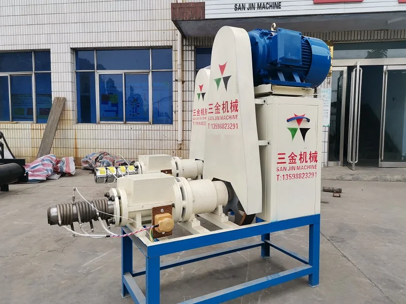 Hot Sell Automatic Straw Wood Chips Log Press Charcoal Briquette Production Line Machine Price