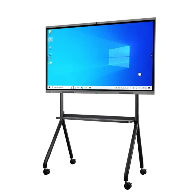 Education Classroom Office 65 75 86 inch IR Display LCD Writing Touch Screen Flat Panel White Smart Whiteboard Interactive Board