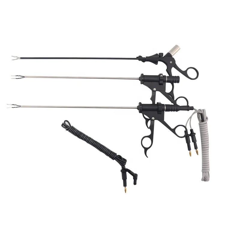 Laparoscopic Bipolar Dessecting forceps with Bipolar cable 5*330mm