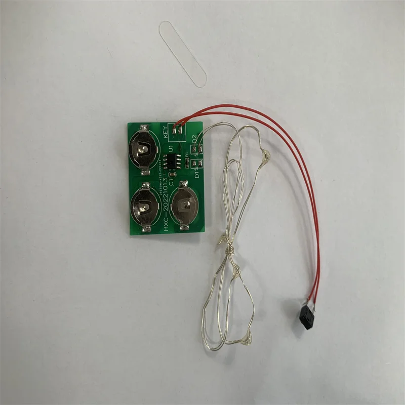 Toy arms and noses push button led blinking lighting cooper strip  module with 3pcs AG13 battery