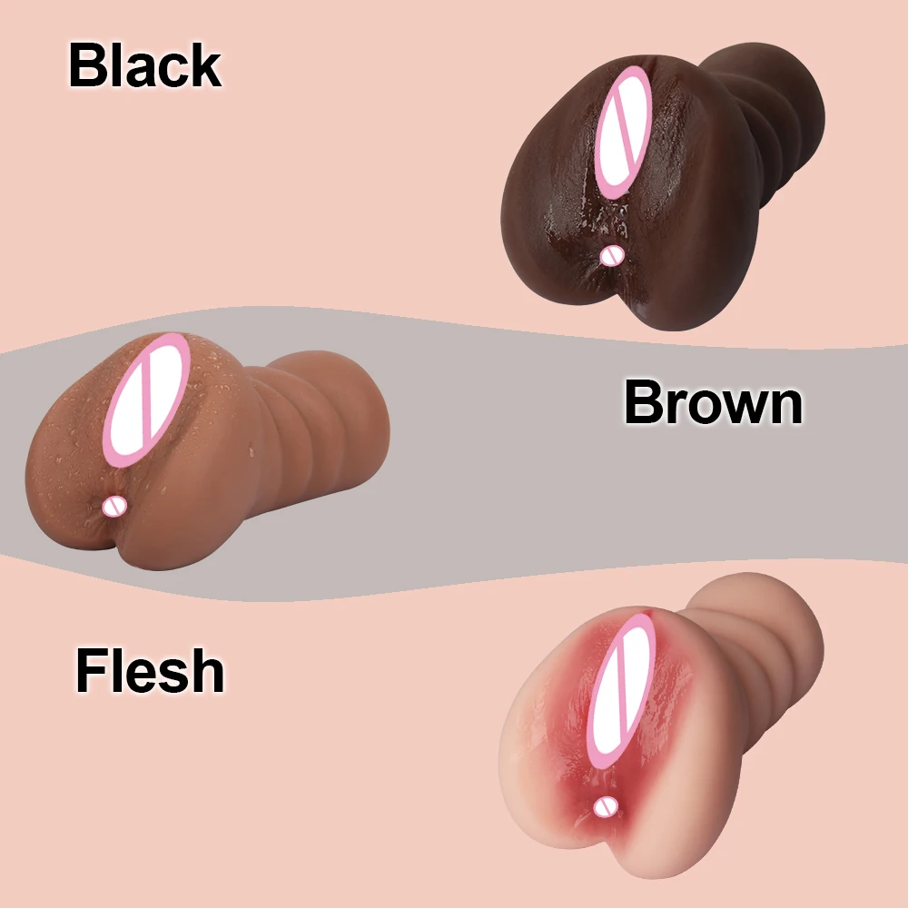 FairyKiss Male Masturbator Pocket Pussy 3D Soft Silicone Artificial Doll Sex Toys For Men Nature Fat Textured Vagina For Adults
