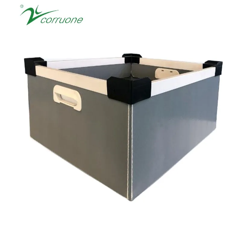 2023 Moisture-proof and water-proof packaging box plastic and plastic turnover box pp corrugated plastic storage box