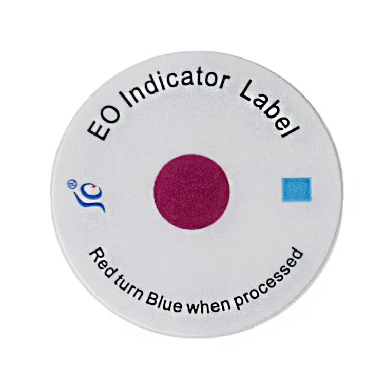 medical sterilizer consumables sterile eo label ETO indicator labels Chemical indicator label