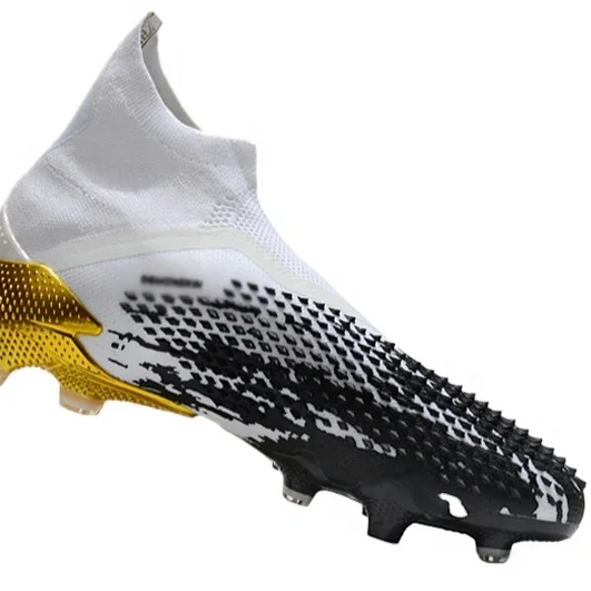 
Classic stylish Predator Mutator 20+ lightweight, breathable mesh high top soccer shoes 