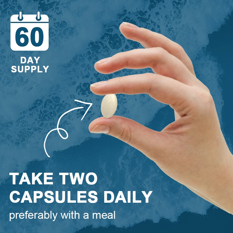 Alliwise OEM 120pcs Standardized Extract Magnesium and Potassium Softgel Capsules Blood Pressure Balance Dietary Supplement for Men Women