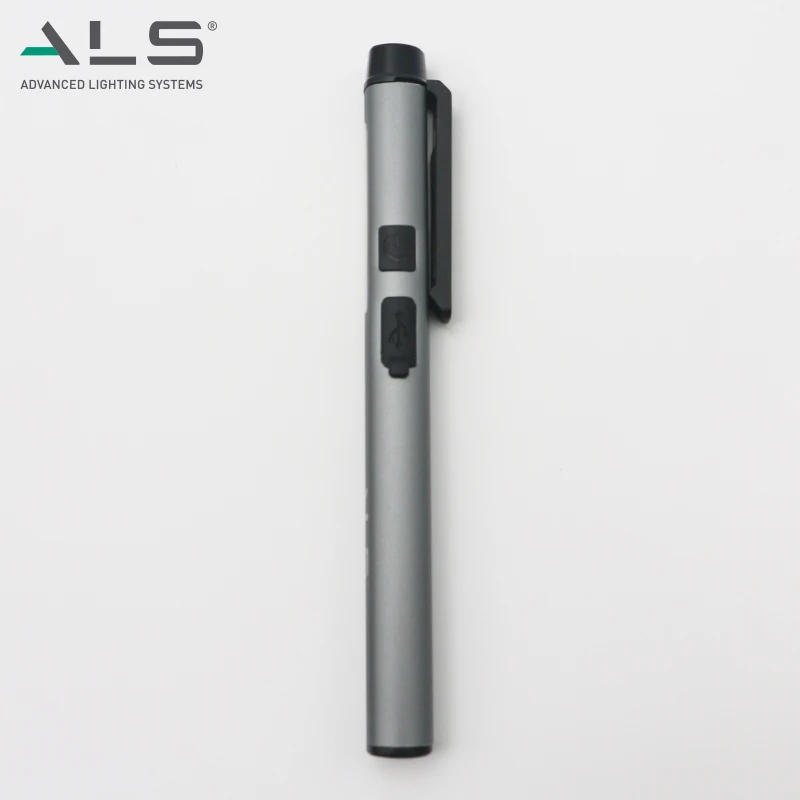 ALS Rechargeable Magnetic UV LED Oil Leakage Detection Flashlight Pen Light