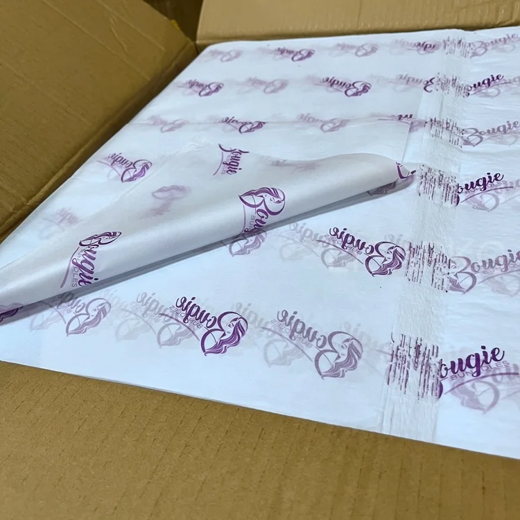 wrapping tissue paper with logo
