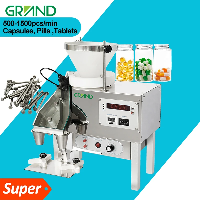 GD-2A semi automatic small tablet counting machine semi automatic tablet button counting machine