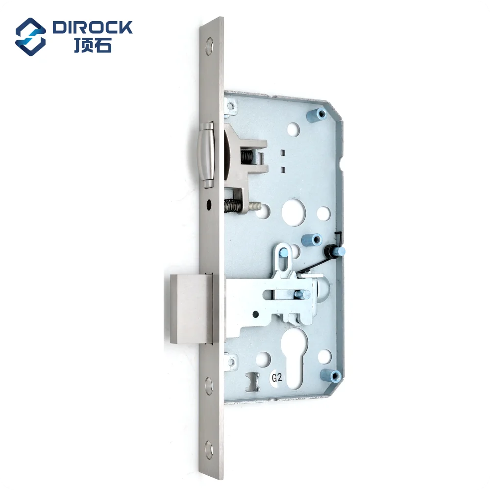 DIN18251 Stainless Steel roller bolt Mortise Door Lock Body for hospital/airport/mall/school