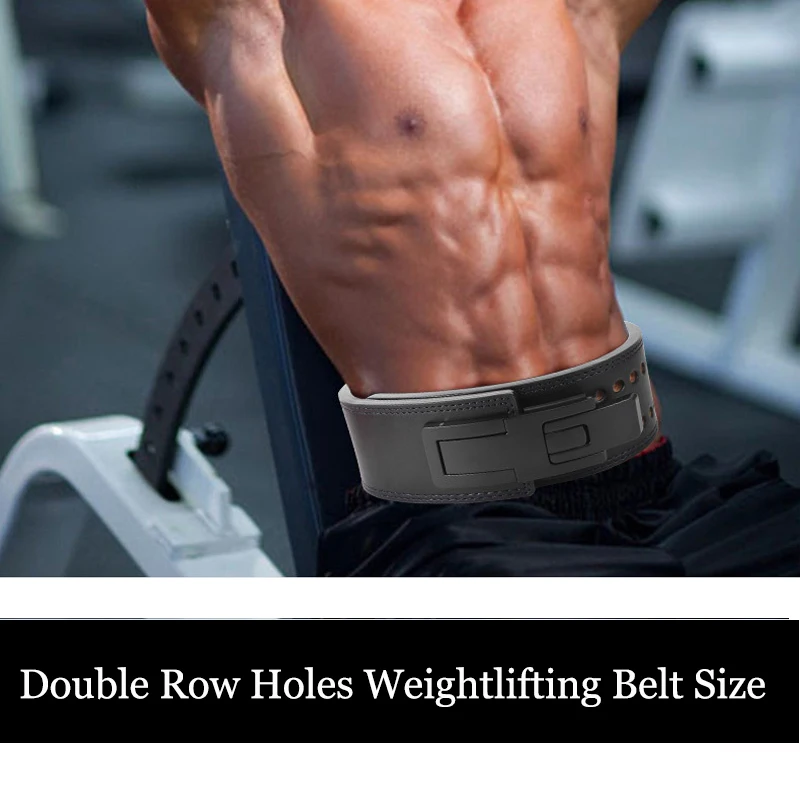 Drop Ship Fitness Back Support Squat Waist Lever Weightlifting Powerlifting Weight Custom Logo Leather Lifting Gym Belt For Men