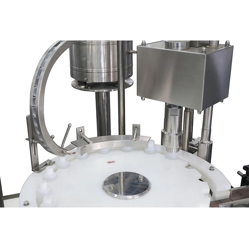 Auto 0.5oz Bottle Liquid Oral Pharma Spray Pharmaceutical Filling Capping Machine