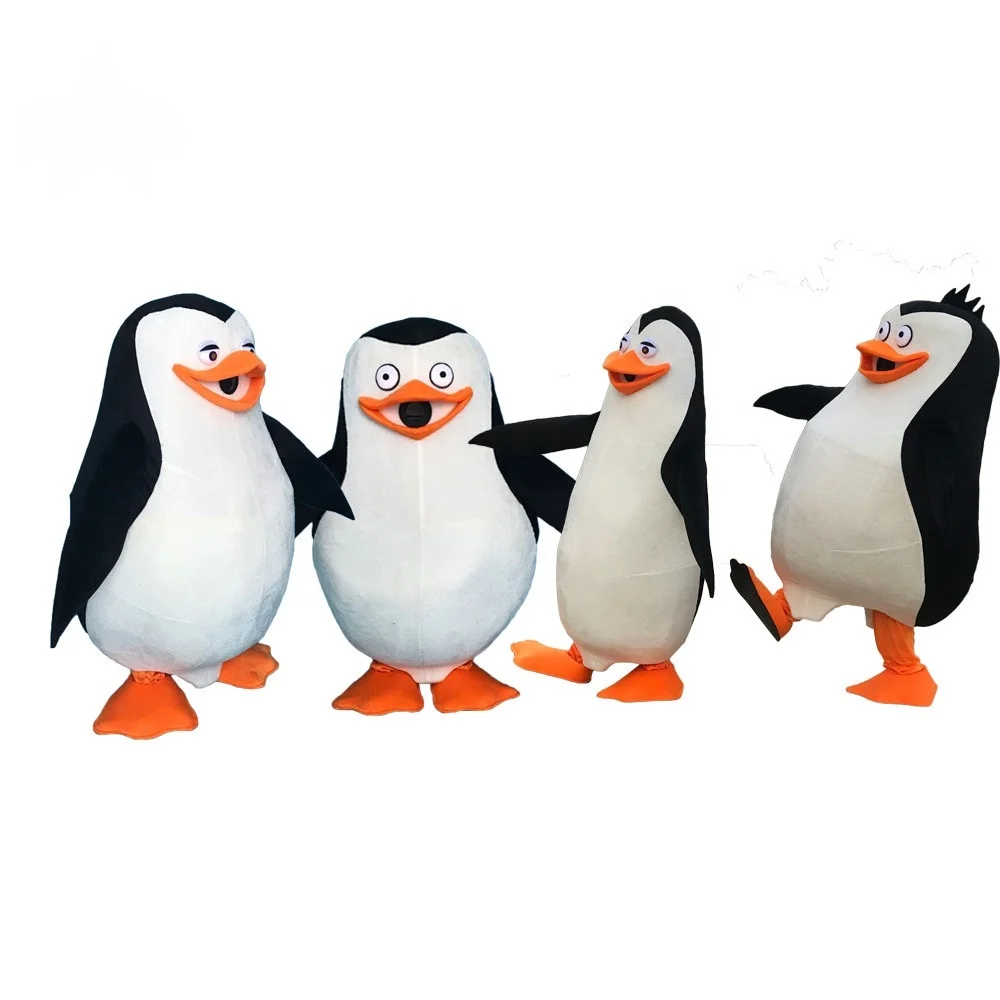 Adult Unisex Oversize Standard Penguin Mascot Costume For Shown