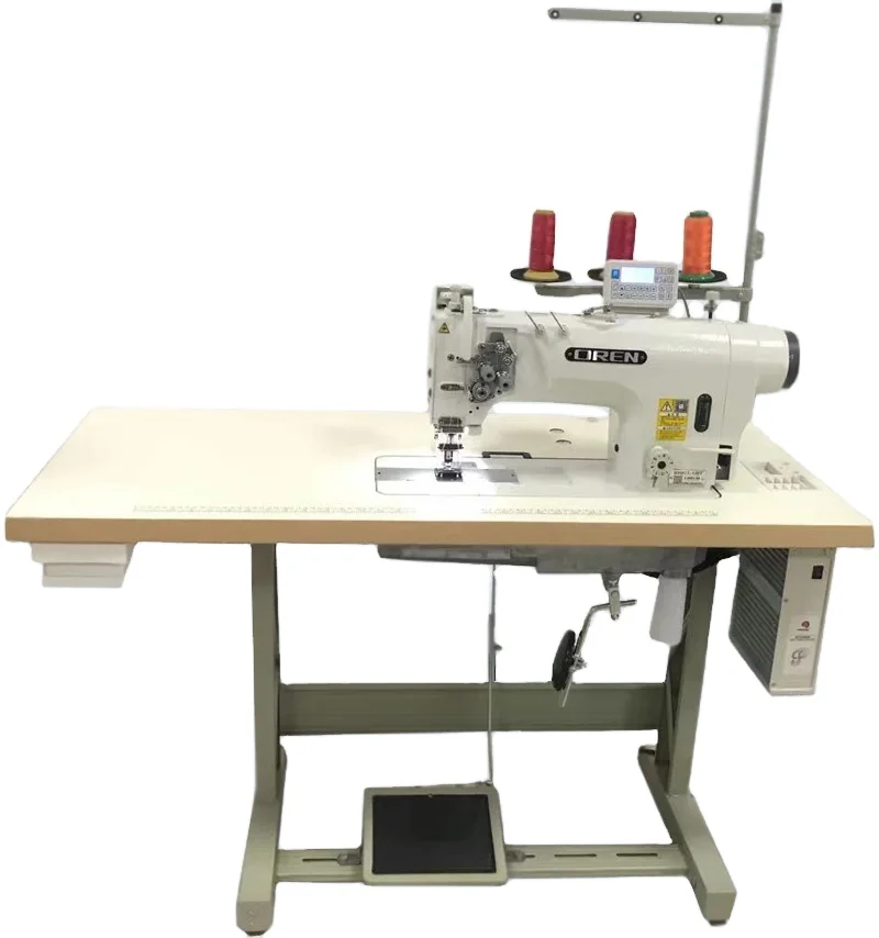 Double needle garment sewing machine Sewing equipment for car sofa covers Industrial automatic sewing machine  RN-872UBT