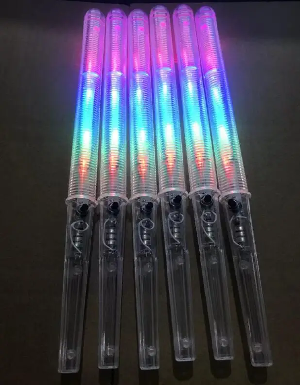 LED Glowing Cotton Candy Cones Colorful Glowing Marshmallow Sticks Glowing Luminous LED Glowing Party Favors Supply