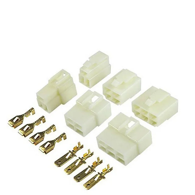 8p Male Or Female Housing Original terminal electrical connectors 6.3mm