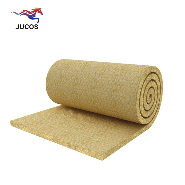 Fire-resistant mineral rock wool blanket flexible rock wool thermal blanket insulation for sale