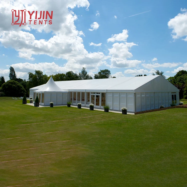20x20 25x25 20x40 white outdoor commercial pvc wedding party tent marquee Big White Outdoor Wedding Church Marquee Tent
