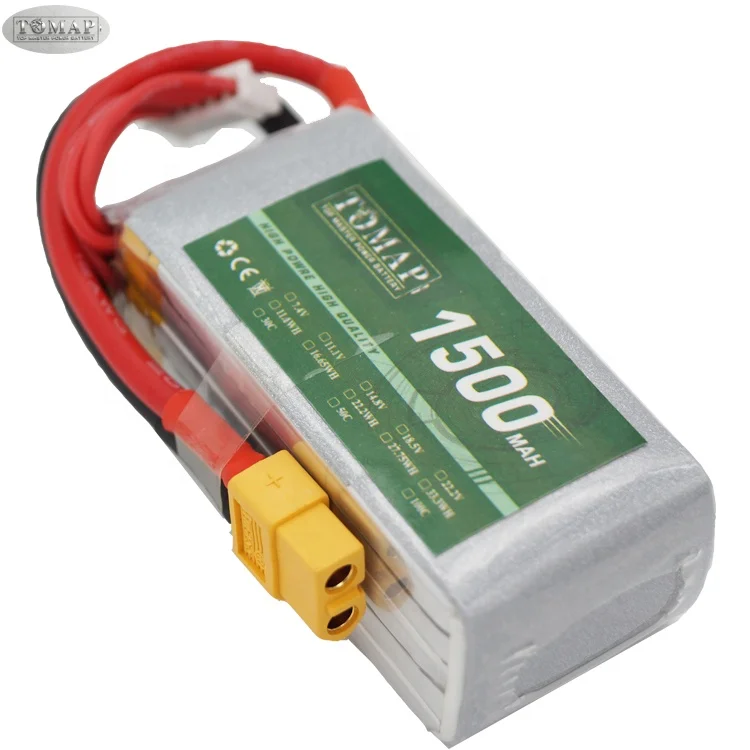 Customized Bateria 100C 14.8V 7.4V 1500Mah Rc Lipo Battery Rechargeable Lithium Ion Batteries For Racing Drone