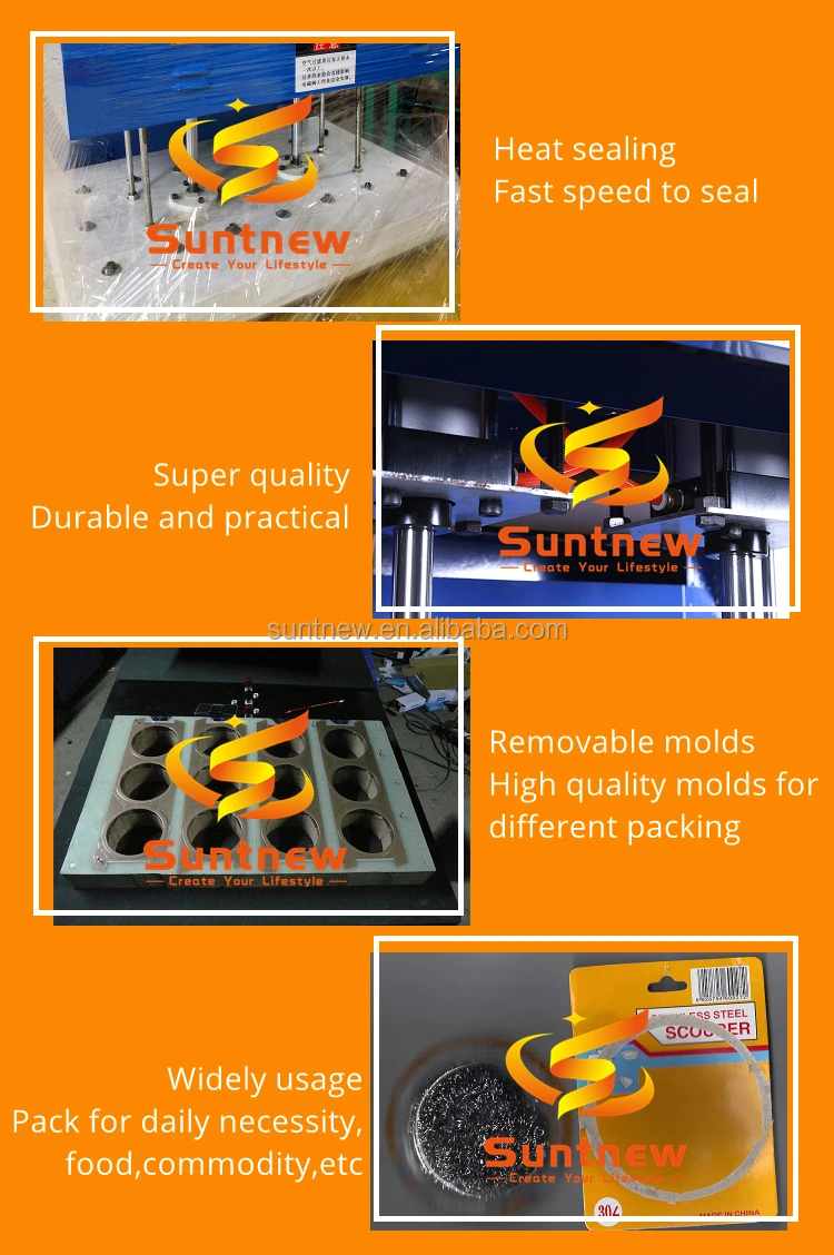 Factory sale automatic heat seal blister card packing machine