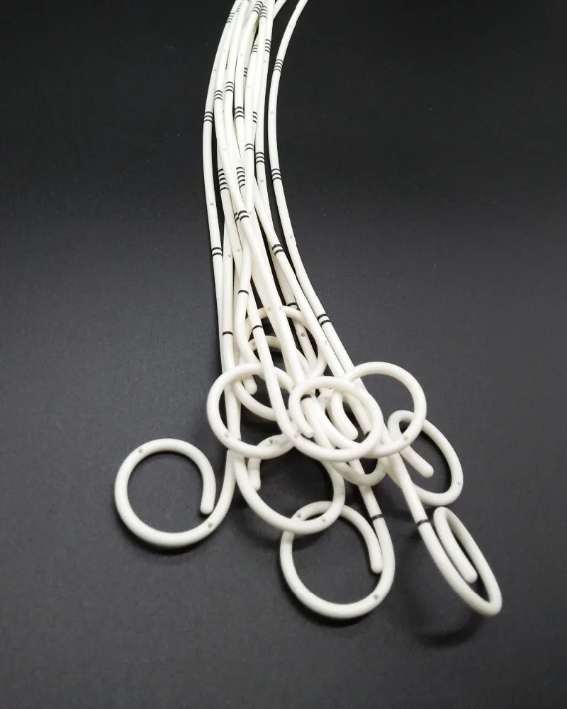 Medical extrusion pigtail catheter