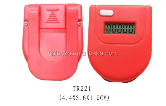 Sport equipment Custom logo Electronic Pedometer step counter Cheap Plastic Pedometer for the elderly
