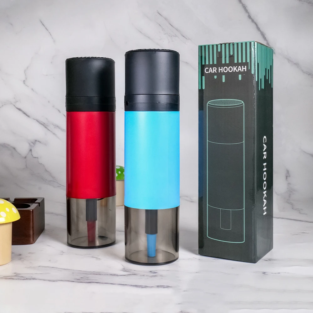Hot sale  portable Travel hookah shisha car hookah cup Portable Hookah with Led Light
