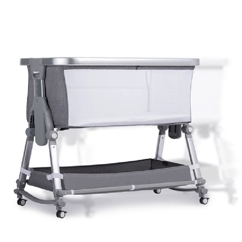 Removable crib foldable height adjustment stitching bed Baby Cradle  milk spilt portable/modern baby sleeping bed