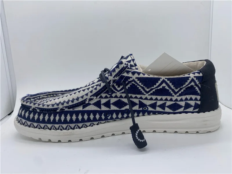 ITAZERO outdoor shoes for men canvas trendy boat  walking style running sneaker sport shoes for men