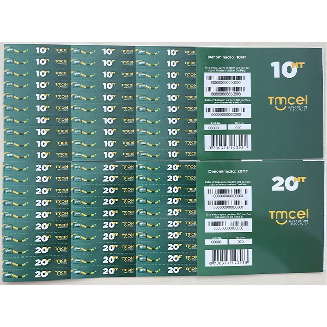 Customized EagleFly Reload Card Paper Scratch Card Top Up Card  Recharge Voucher Top Up Voucher Prepaid Voucher