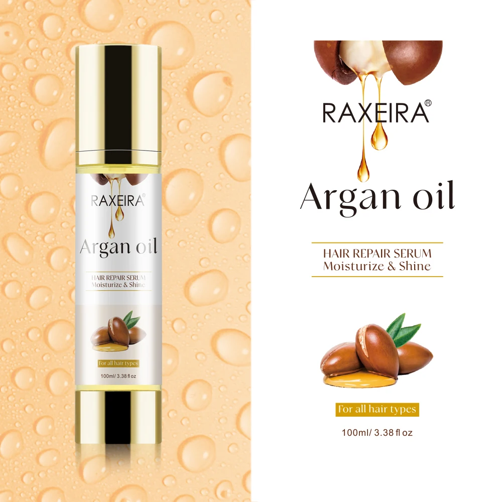 Organic Argan Oil Castor Hair Growth Serum Treatment Wholesale Private Label