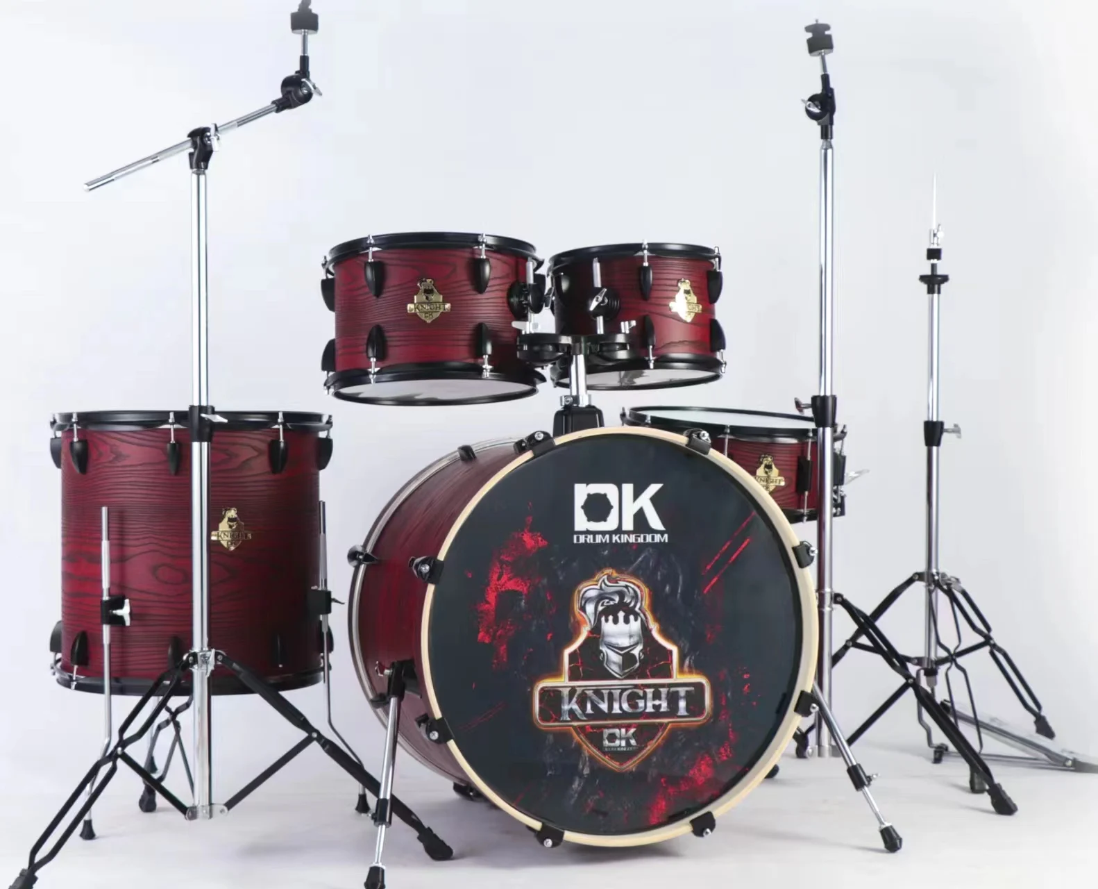 New complete musical instrument percussion kit acoustic drum set