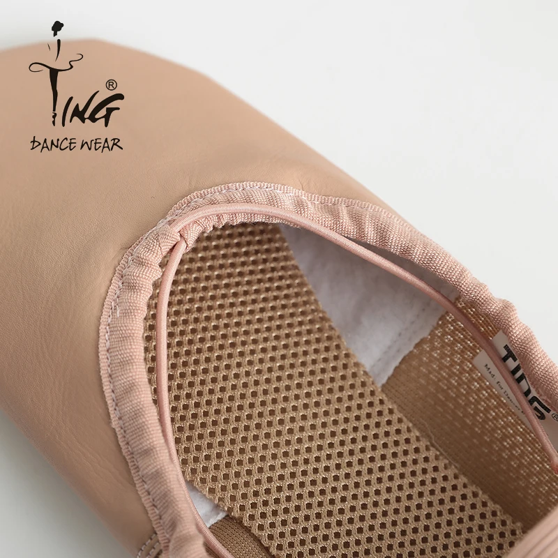 Custom dance shoes spliced breathable mesh ballet performance shoes Soft ballet shoes training wear Special order