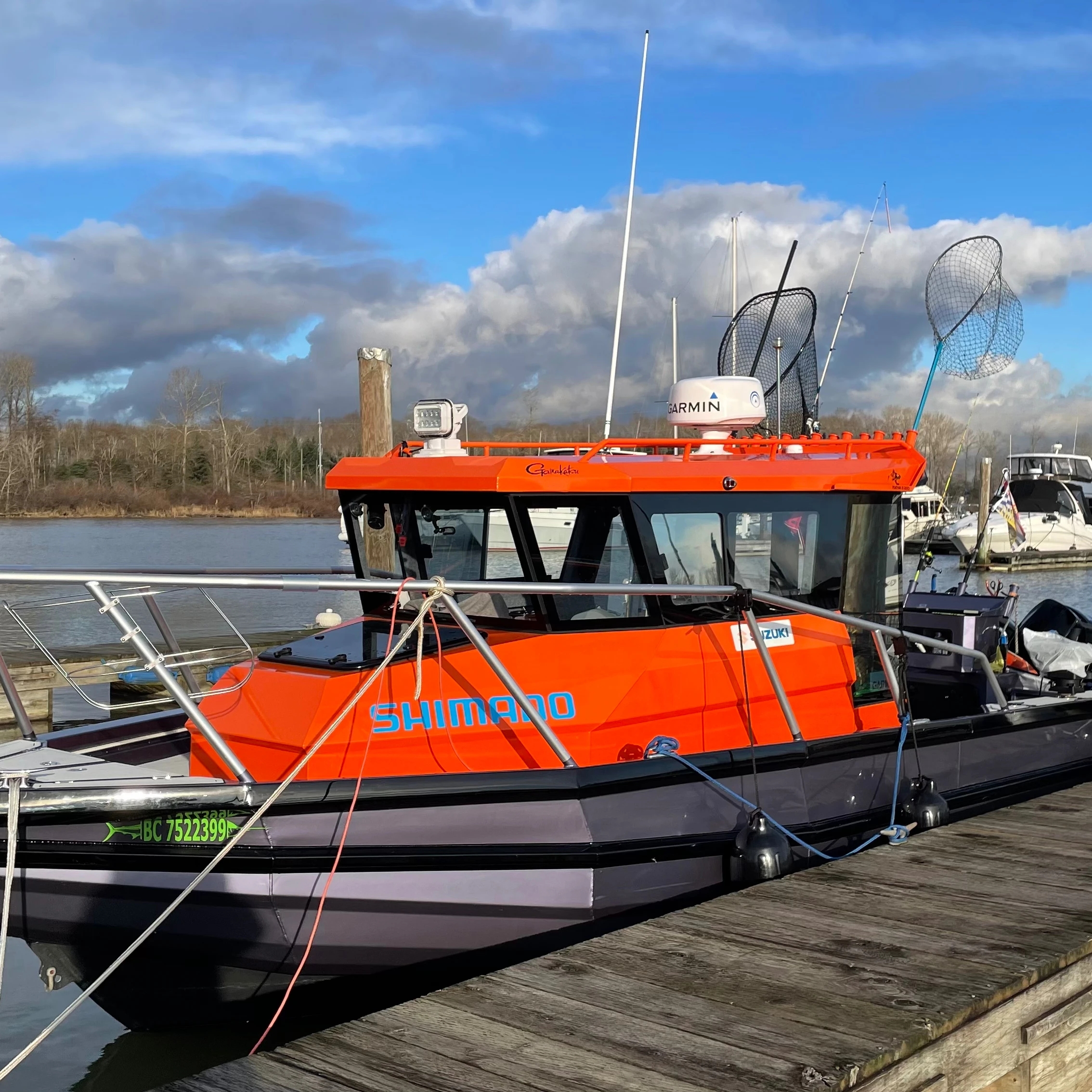 24ft leisure boat aluminum fishing boat all welded fishing boat for sale