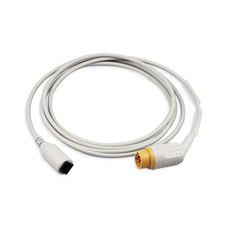 Compatible For Abbot 6P6C Jack Transducer Invasive Cable For Drager Adapter Cable IBP Cable