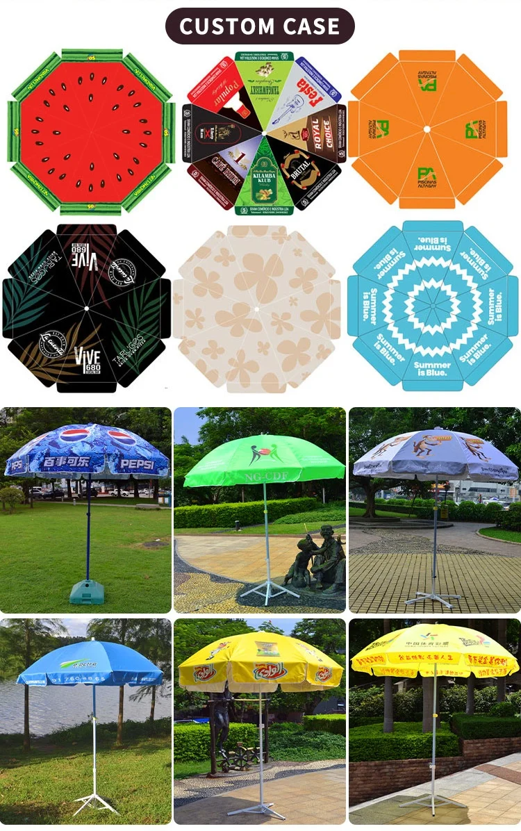 Factory Wholesale Custom Cheap Folding Sunshade Umbrella Outdoor Camping Umbrella Outdoor Travel Umbrella