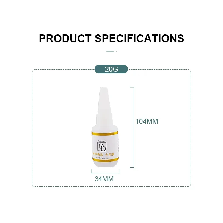 Best Price nail box bulk acrylic powder Glue Mini Pink Bond 2g Nail Glue Bulk Gel For Nails acrylic monomer