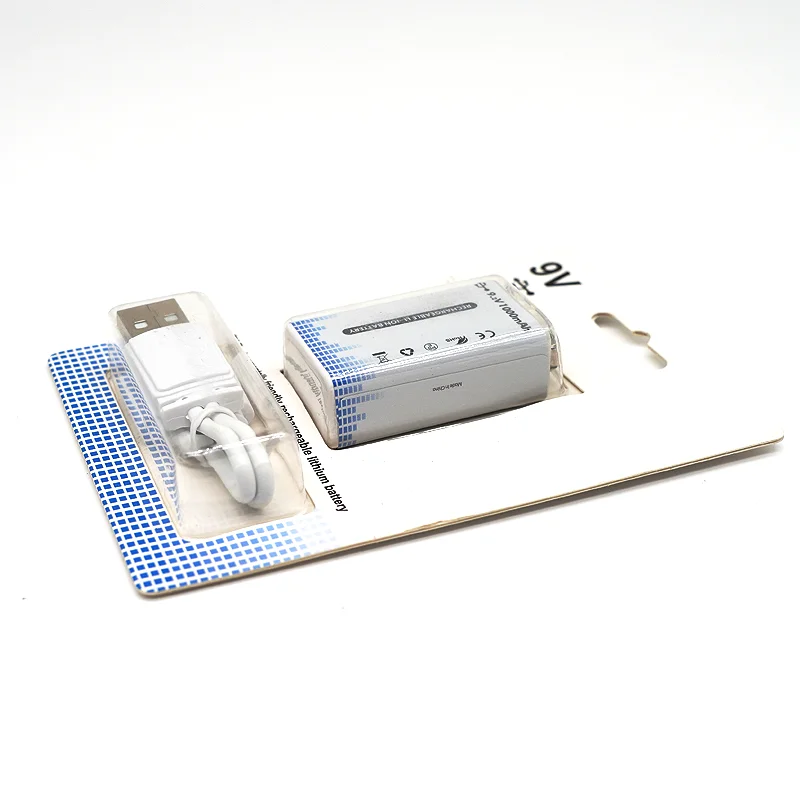 Заводские оптовые цены аккумуляторная батарея type c 9v usb литиевая