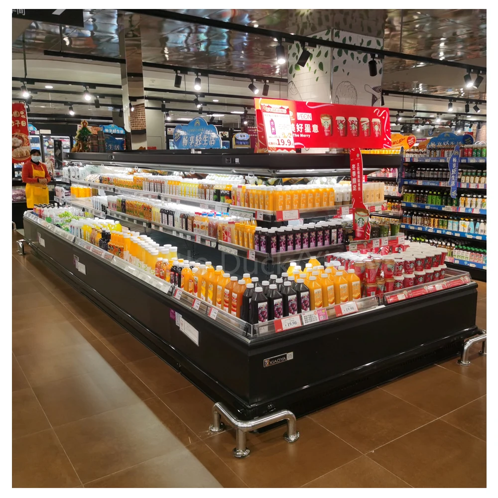 Supermarket Refrigerator And Freezer Cold Drink Refrigerator Display Stand For Drinks Commercial Drink Fridge