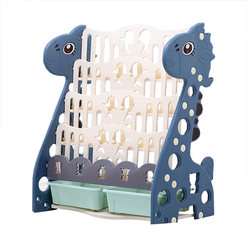 factory prices modern plastic open bookcases living room wood decorative storage display rack children study and simple bookcase