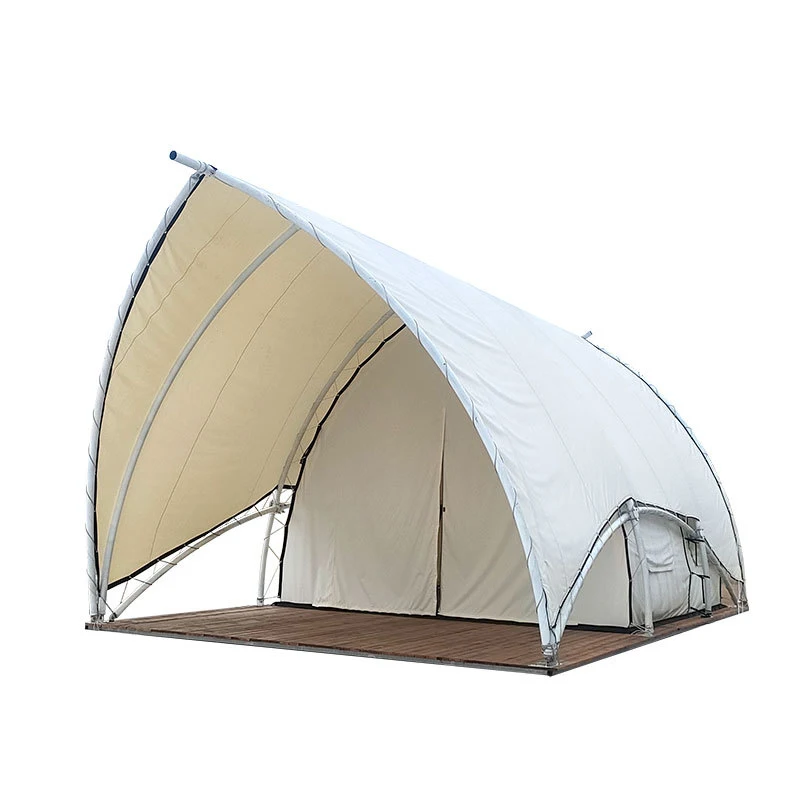 Hot Sale Canvas Safari Tent Cold-Resistant Luxury Waterproof Hotel 900D Oxford Cloth
