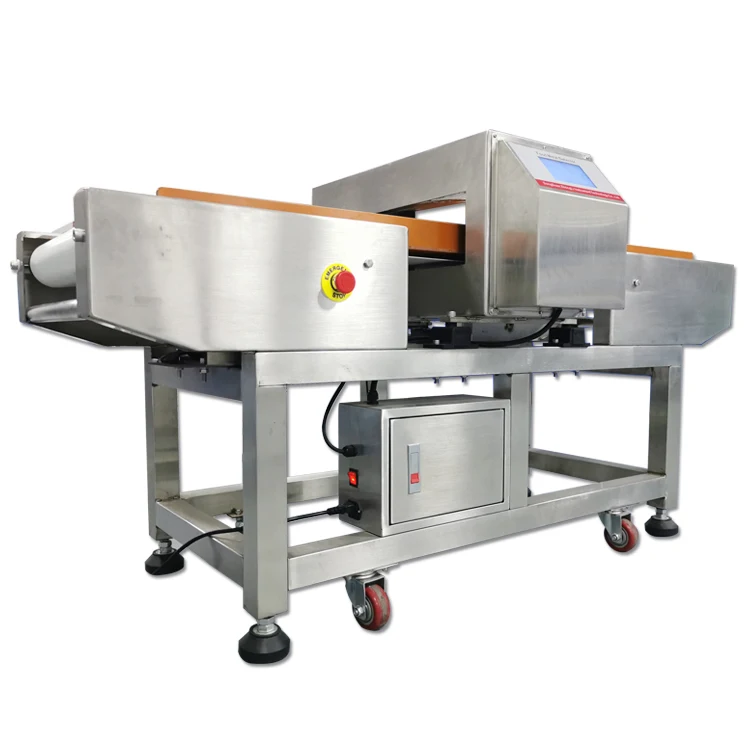 High Performance Industrial Food Metal Detector Machine With Rejector For Snacks And Milk metal detector for food industry