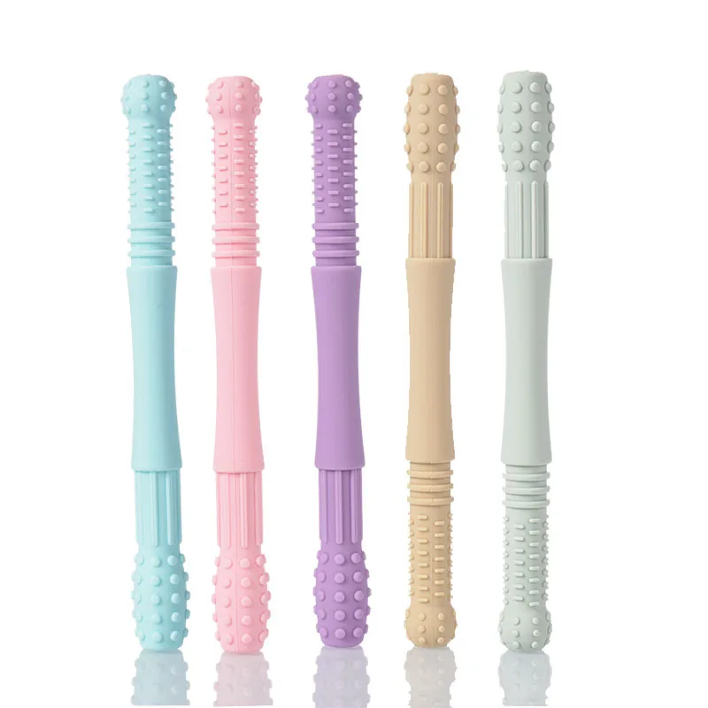 
Silicone Teething Tubes for Baby- Sensory Teether Tubes for Girls and Boys Toddlers 