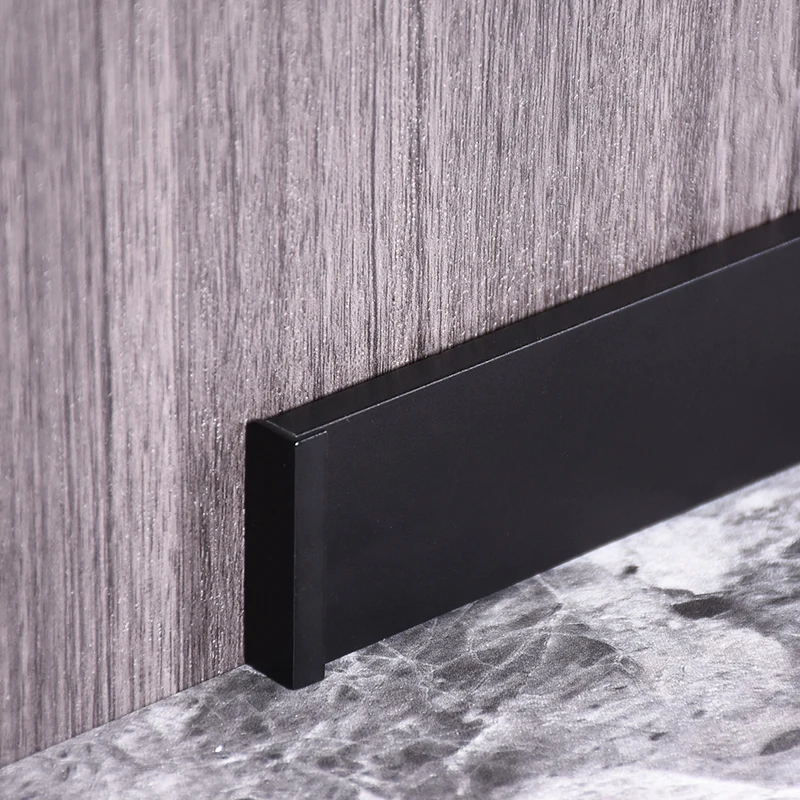 LuckyLine High-end quality aluminum alloy strips wall skirting floor skirting board