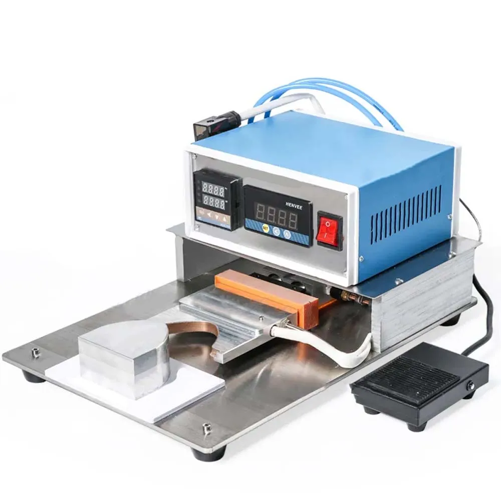 Pneumatic Semi Automatic Aluminum Strip Nose Bridge Beading Machine