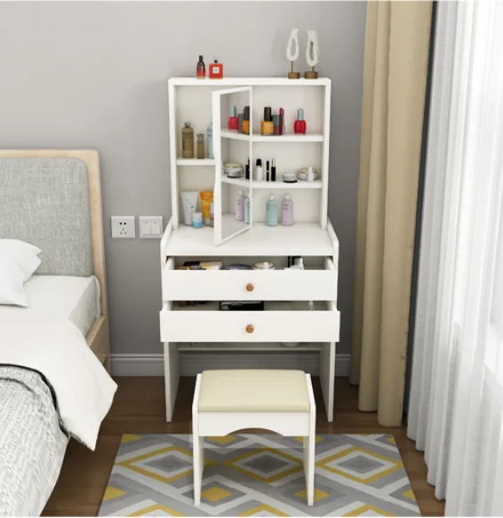 SZT-15 Luxury Dresser Makeup Corner Vanity Desk Set with Mirror for Makeup for Bedroom