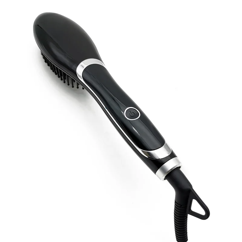 Electric Ceramic Hair Straightener Brush For House Use MZ-Q3