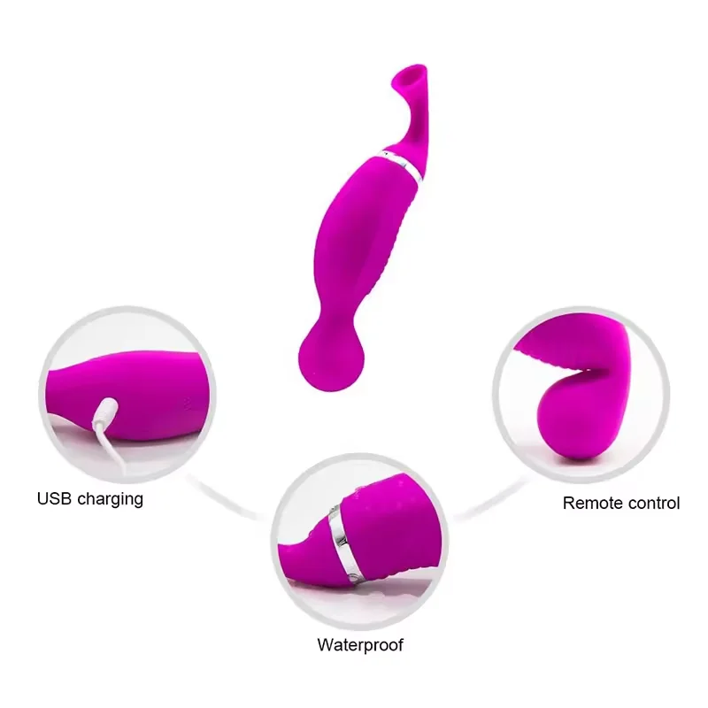 Mini Hip pocampu 12 Vibration Modes USB Charging Nipple Sucking Clitoral Stimulator Vibrators for Women Masturbation AV Wand