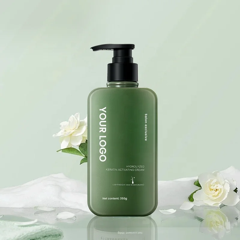 MULAN Organic Hair Care Treatment Hydrolyzed Keratin Revitalizing Cream Moisturizing Nourishing Conditioner