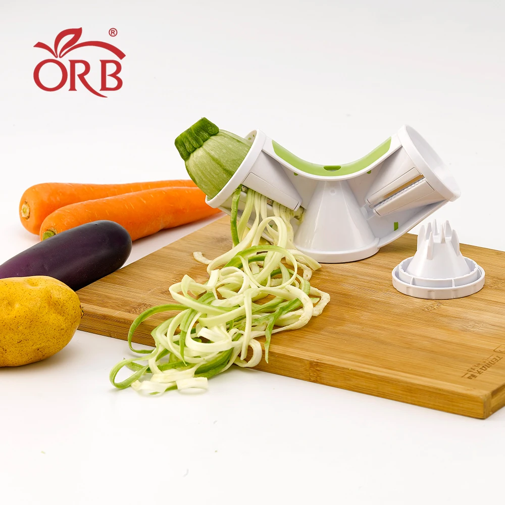 Best selling Kitchen Gadgets 3 in 1 Multi-Function vegetable spiralizer Cutter