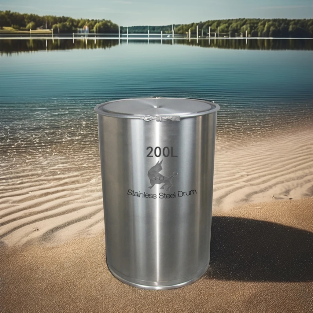 316 Food Grade Stainless Steel Drum 200 Litre Bucket